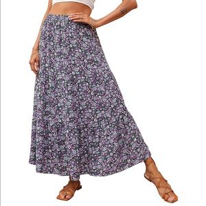 Floral Maxi Skirt